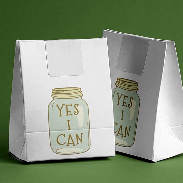 Yes I Can - Canning Season 2.5×4 Inch Sticker for Garden Farmers and Homesteaders, 1 Piece