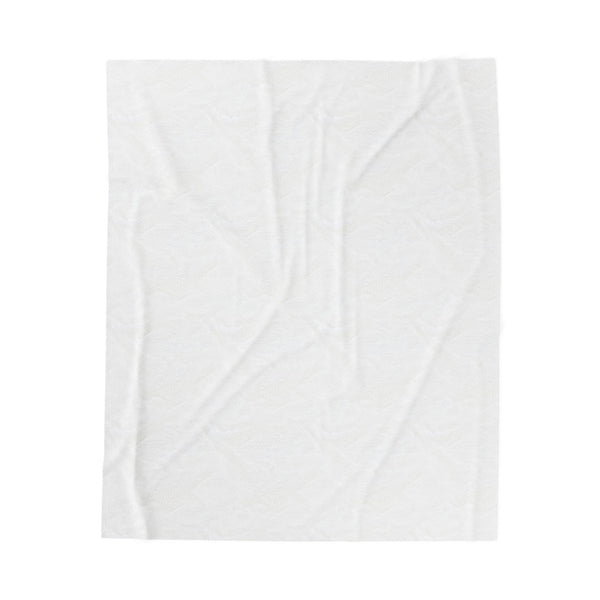 Botanical Velveteen Plush Blanket - Soft and Lightweight Leaf Collage Throw Blanket