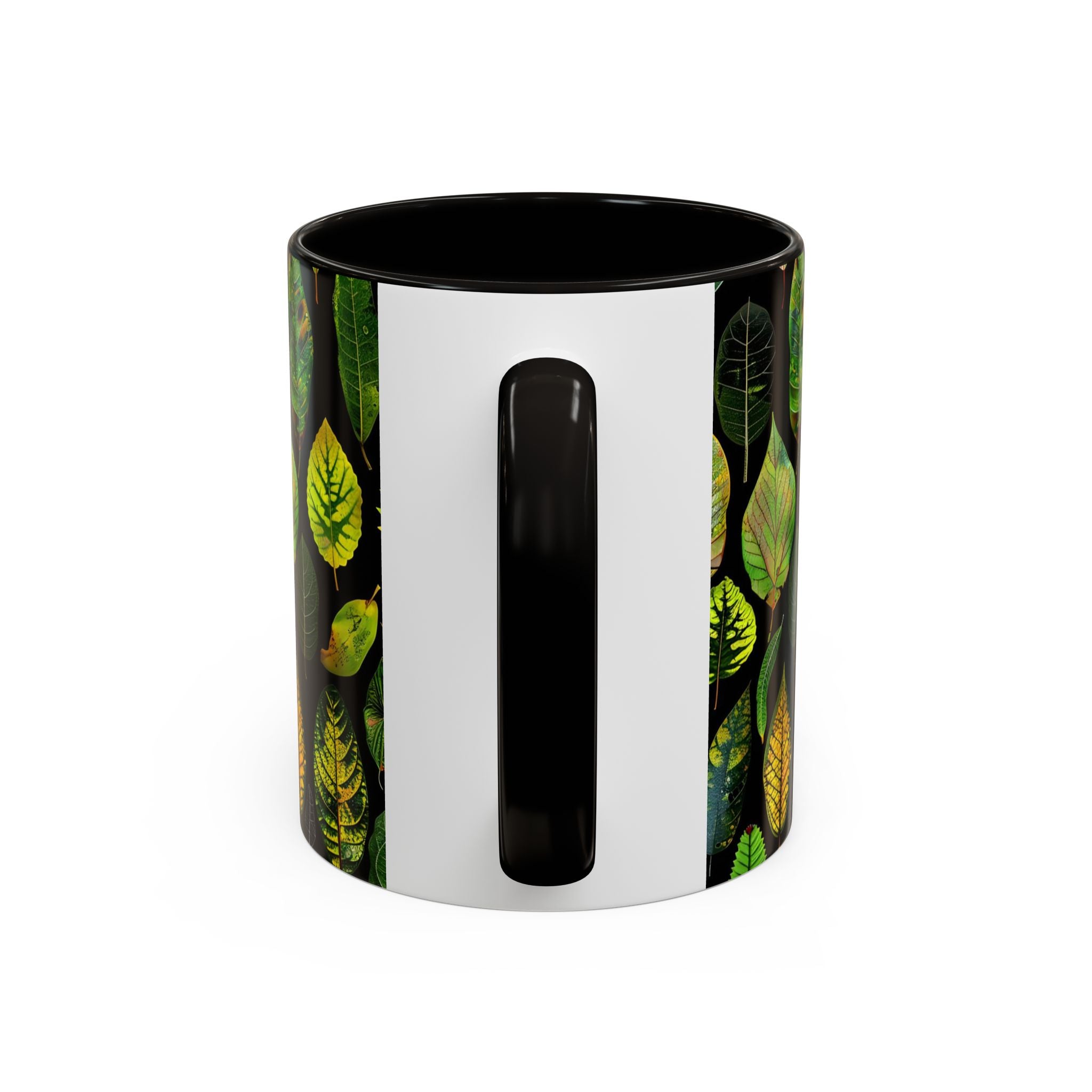 Leafy Mugs, Plant Lover Gift, Garden Coffee Cup, Nature Inspired Drinkware, Botanical Tea Mug, Colorful Leaves Kitchen Decor