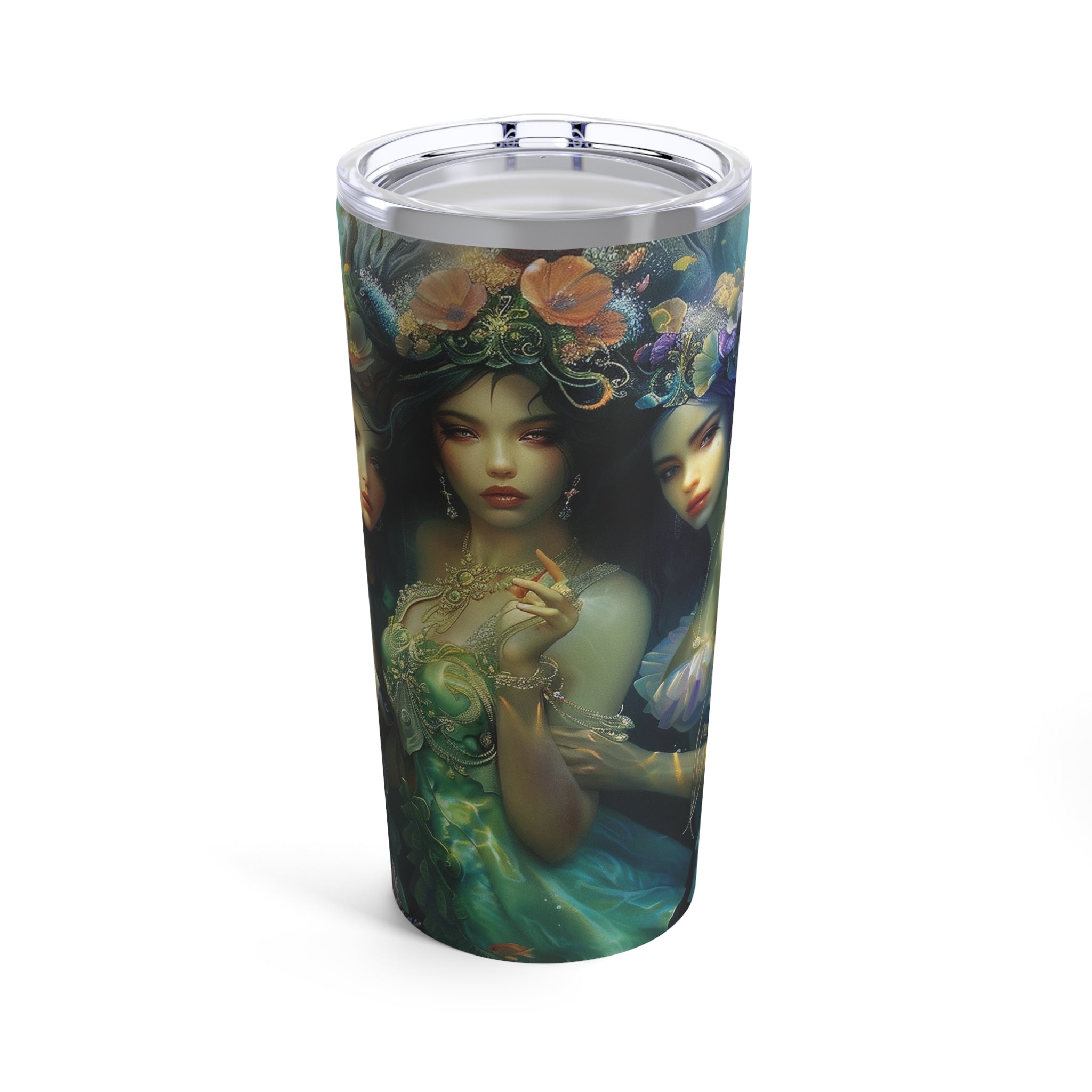 06 Water Goddesses, Mermaidcore, Fairycore, Goddess, Stainless Steel Travel Tumbler 20oz