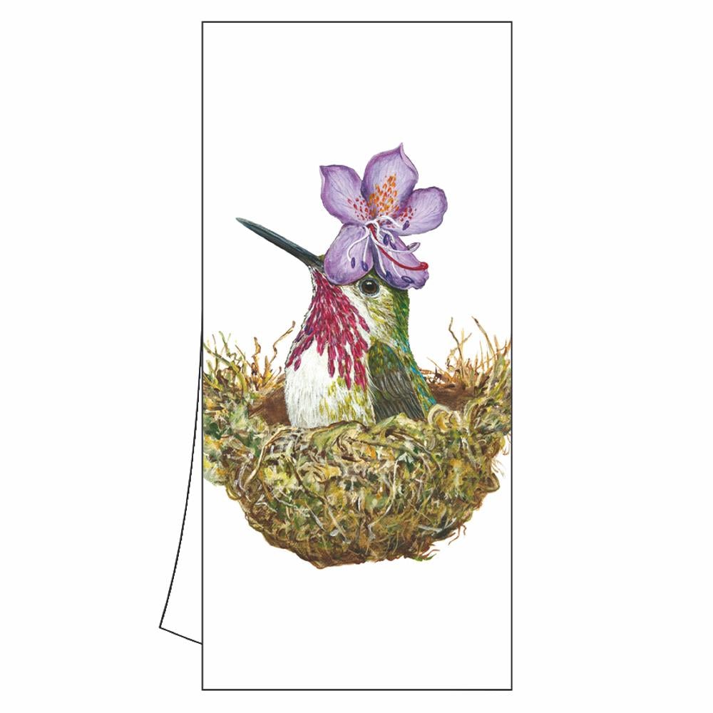 Pat - Hummingbird Kitchen Towel with artwork by Vicki Sawyer