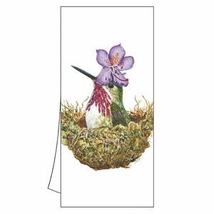 Pat - Hummingbird Kitchen Towel with artwork by Vicki Sawyer