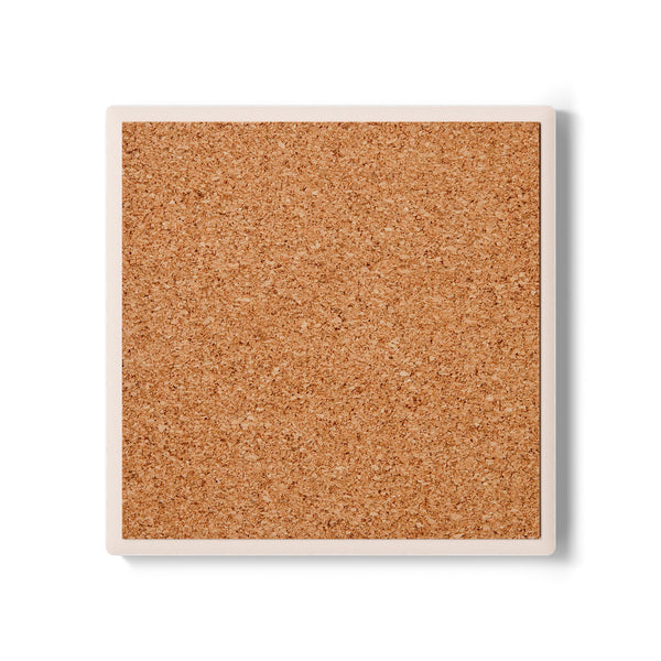 Christmas Chipmunk Ceramic Coaster, 4-inch Square, Qty 1