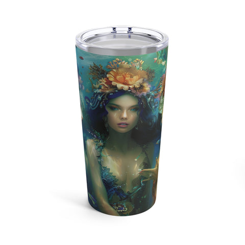 07 Water Goddesses, Mermaidcore, Fairycore, Goddess, Stainless Steel Travel Tumbler 20oz