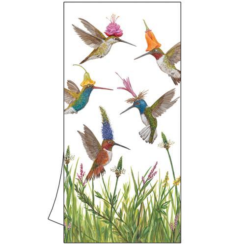 Meadow Buzz - Hummingbird Kitchen Towel with artwork by Vicki Sawyer