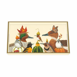 We Gather Together Wooden Vanity Tray for Autumn Entertaining