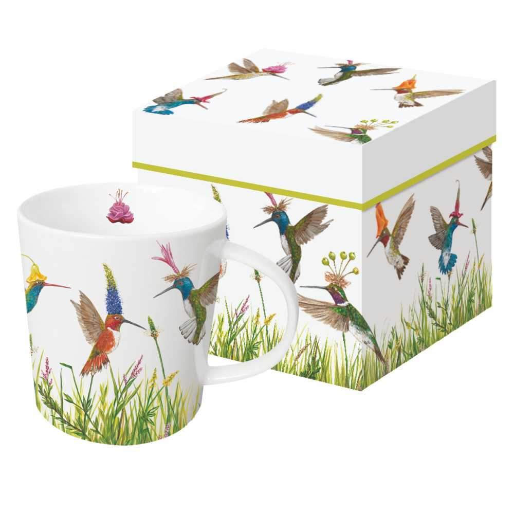 Meadow Buzz - Hummingbirds Gift-Boxed Mug | Artwork by Vicki Sawyer