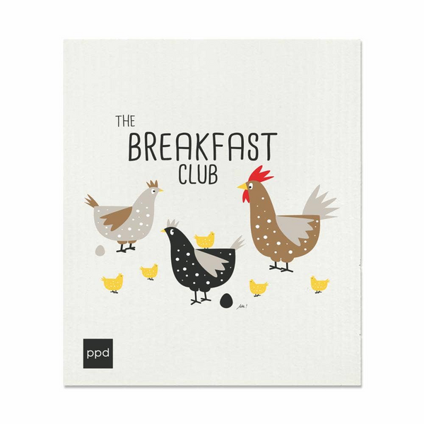 Swedish Dishcloth Sponge - The Breakfast Club Hens