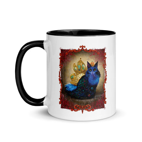 Cat Lover Gift, Cat Portrait, Cute Coffee Mug, Royal Pet Portrait Gift for Cat Lovers Mug 11 or 15 oz