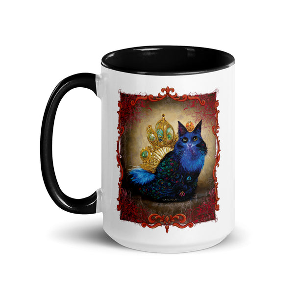 Cat Lover Gift, Cat Portrait, Cute Coffee Mug, Royal Pet Portrait Gift for Cat Lovers Mug 11 or 15 oz