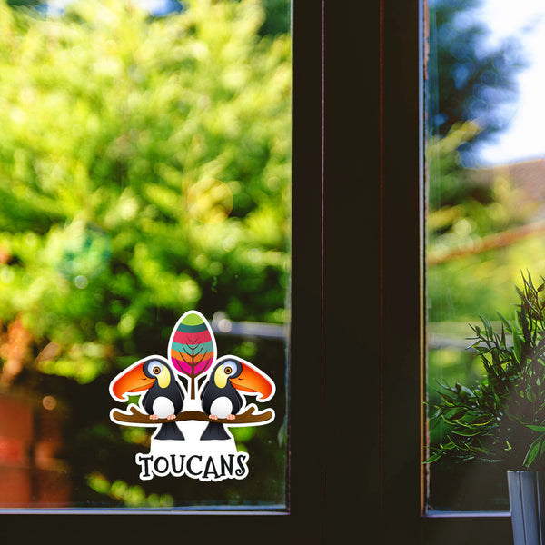 Toucan Sticker for Kids and Birder Adults - Tropical Bird 3x3 Inches