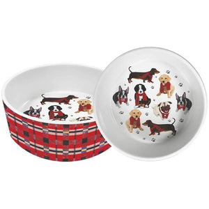 Bark Bark Gang 5.5" Pet Bowl for Dogs