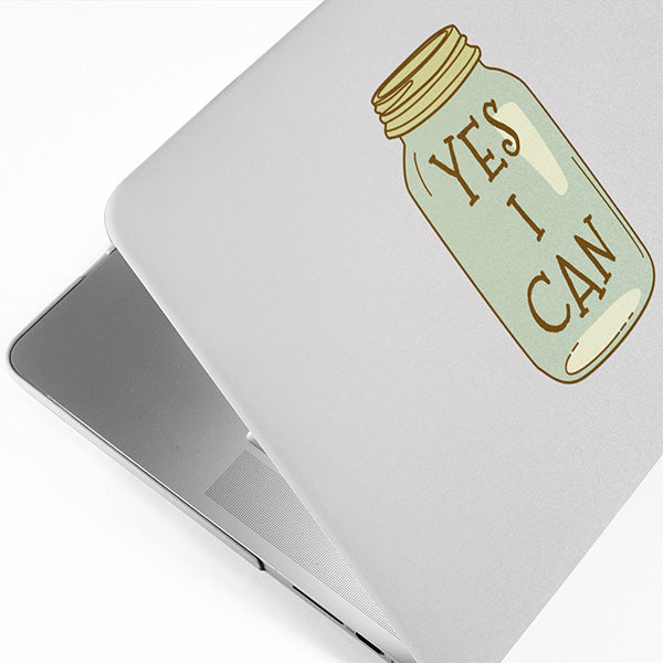 Yes I Can - Canning Season 2.5×4 Inch Sticker for Garden Farmers and Homesteaders, 1 Piece